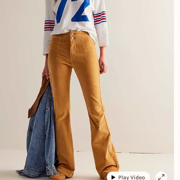 Free People Pants - Free People We The Free Jayde Cord Flare Jeans